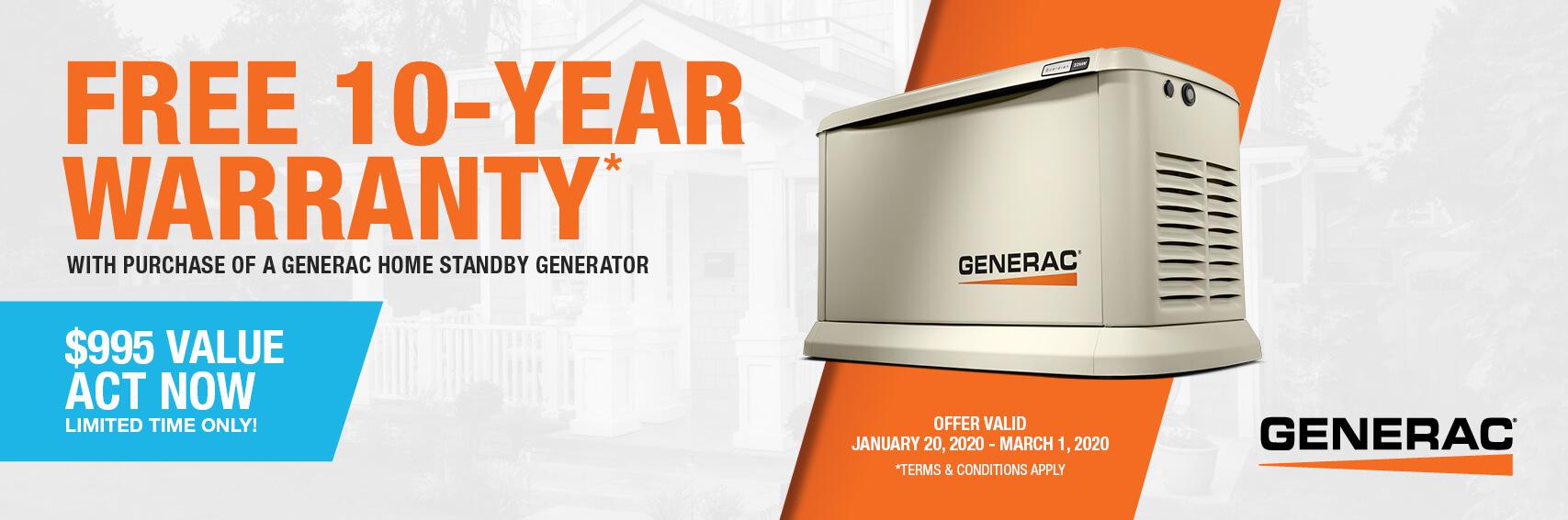 Homestandby Generator Deal | Warranty Offer | Generac Dealer | Silverton, OR
